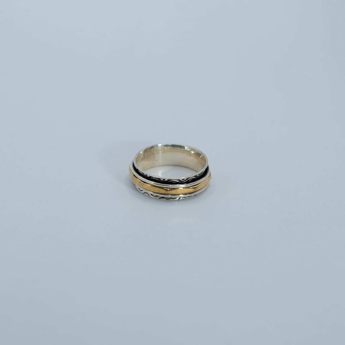 Two-Tone Spinner Ring