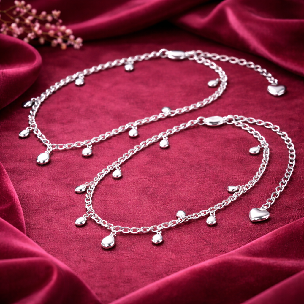 Silver Anklets