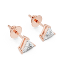 Trillion Cut Stud Earrings