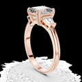Lab-Grown Diamond Ring LR-0052 in rose metal