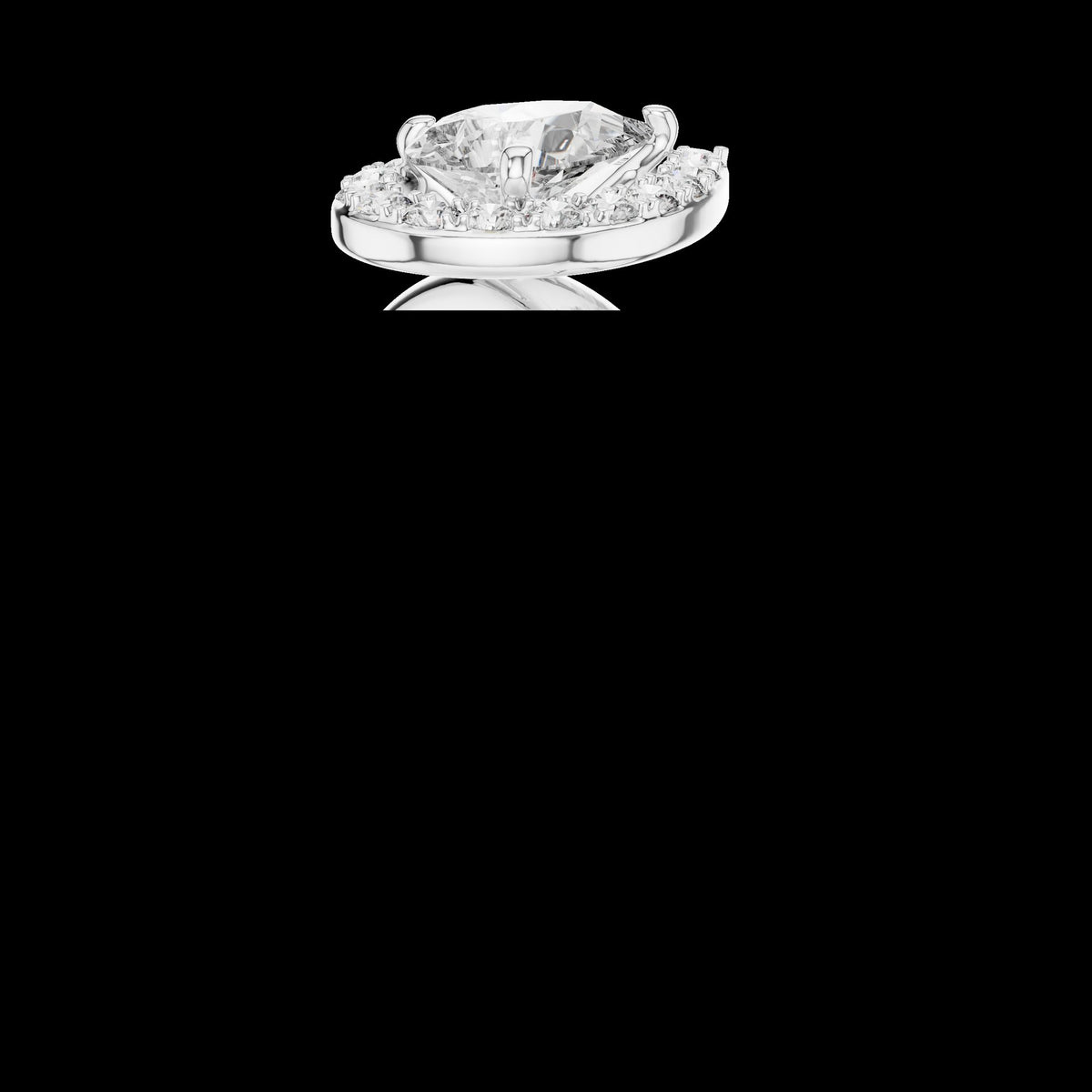 Lab-Grown Diamond Ring LR-0174 in yellow metal
