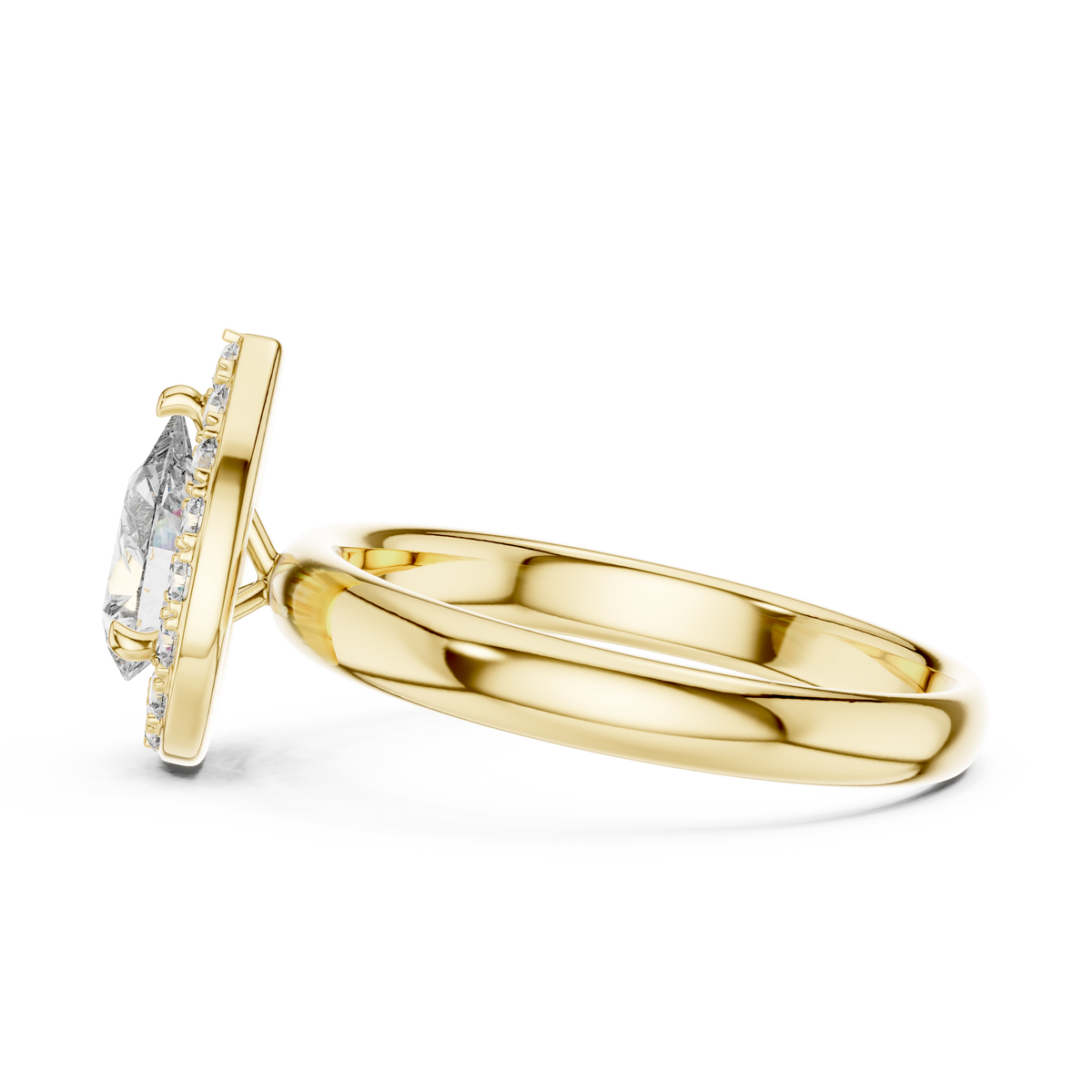 Classic Halo Lab-Grown Diamond Ring