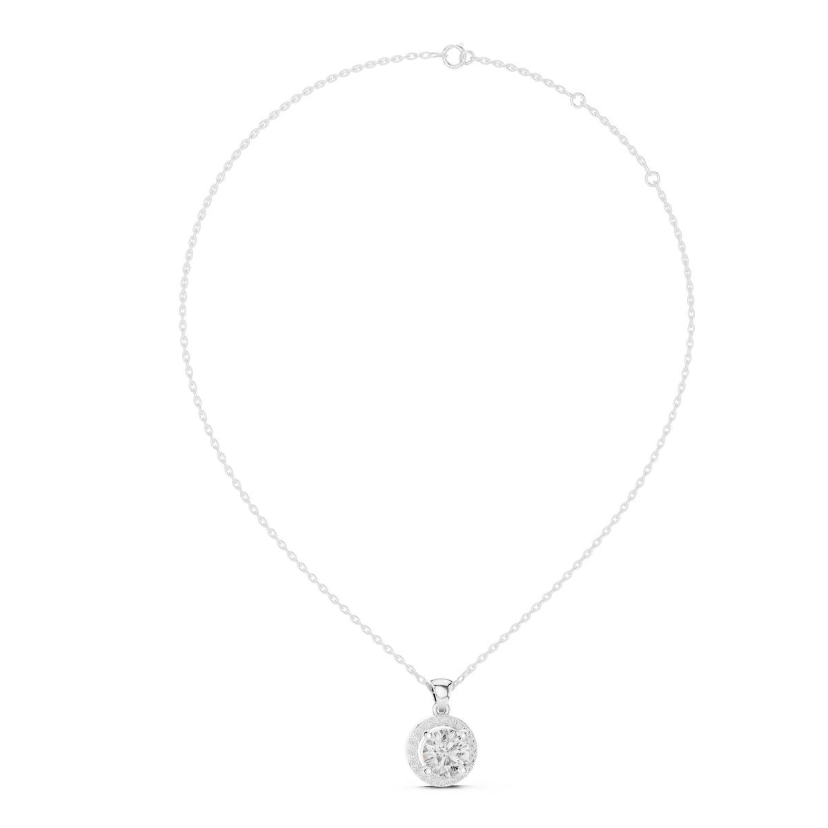 Aurora Lab-Grown Diamond Pendant