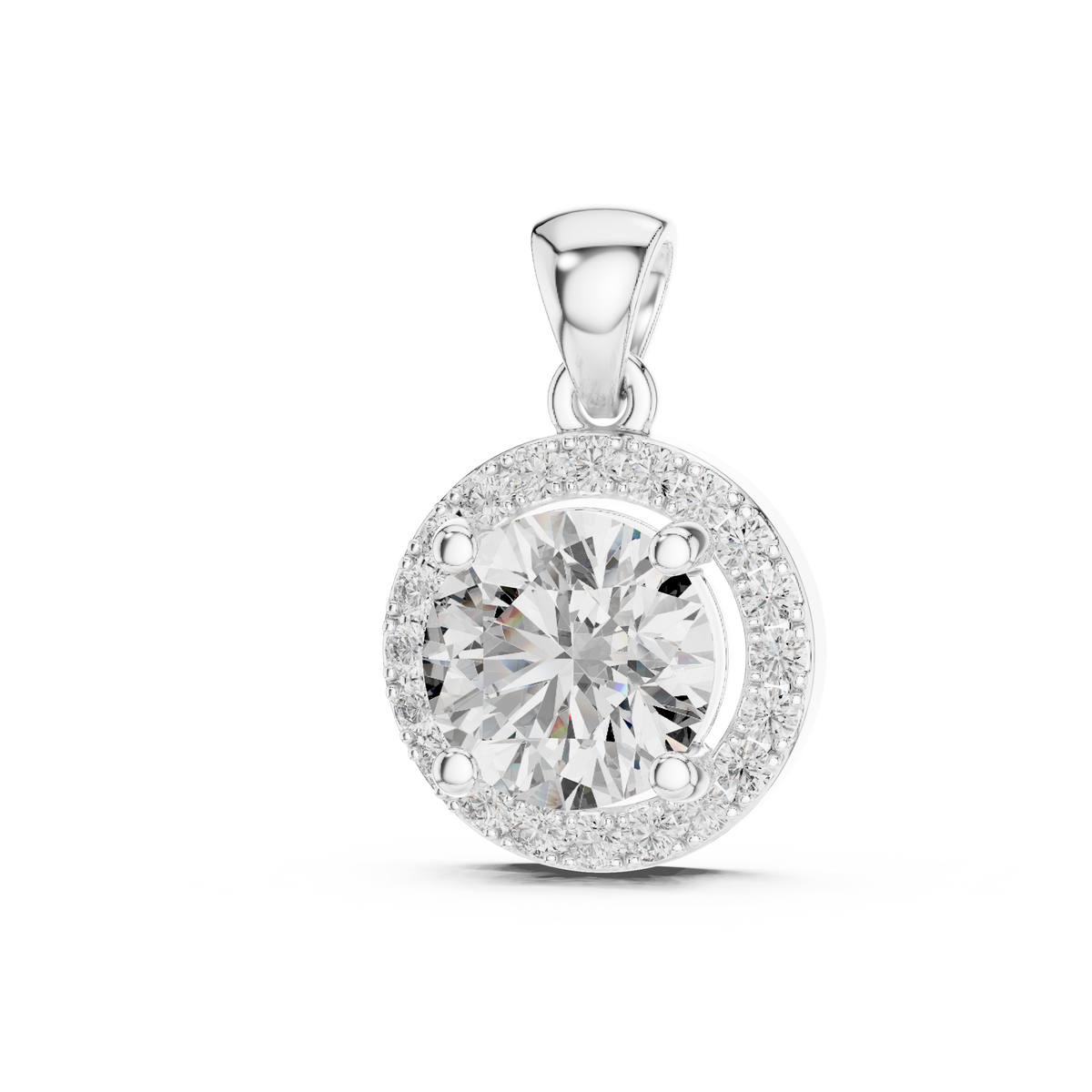 Aurora Lab-Grown Diamond Pendant