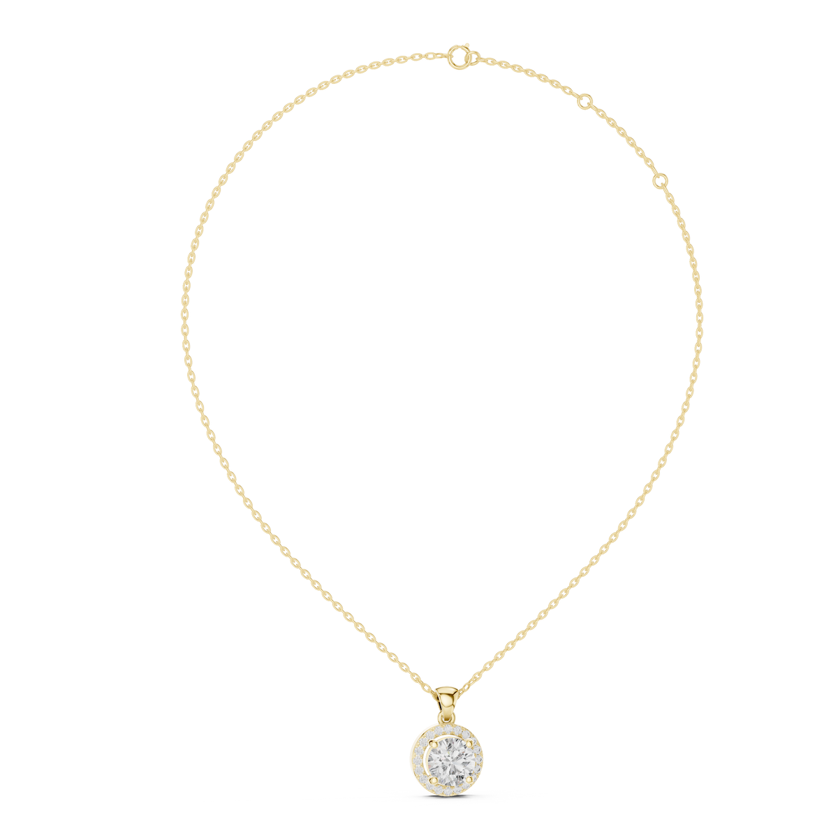 Aurora Lab-Grown Diamond Pendant