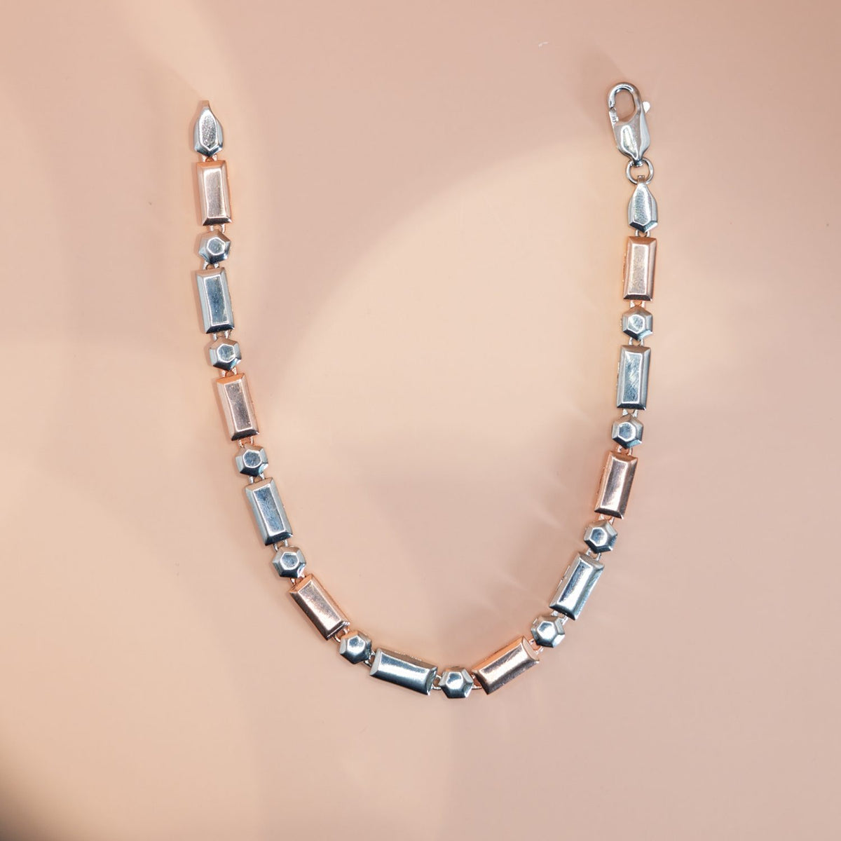Silver Baguette Line Bracelet