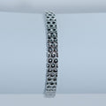Silver Pave Cuff Bracelet