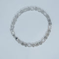 Silver Oval Station Bracelet