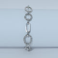 Silver Circle Link Bracelet