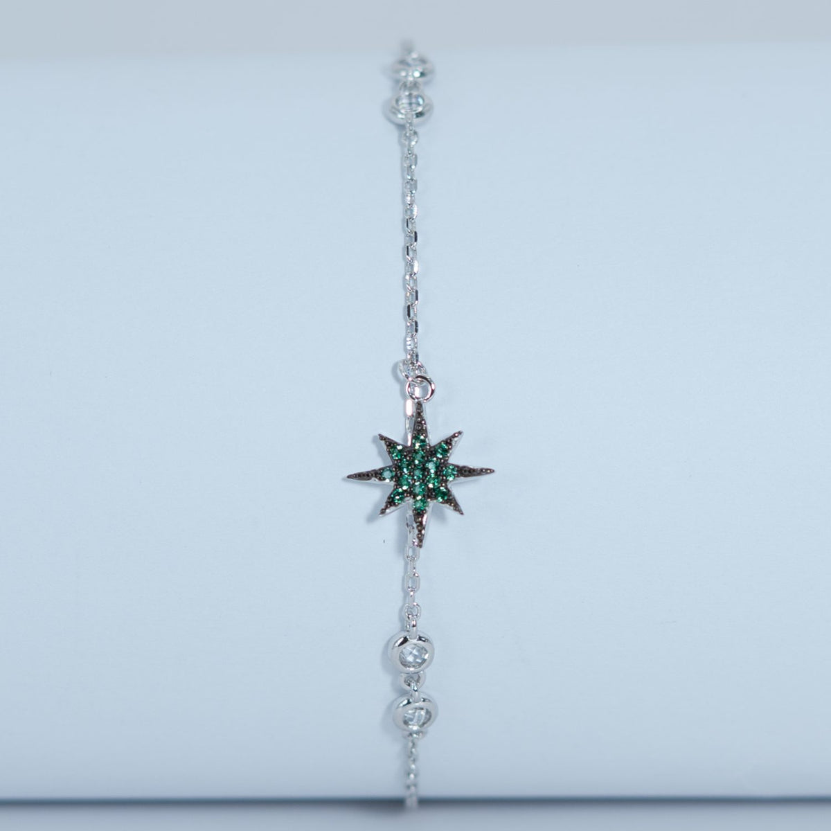 Silver Star Charm Bracelet