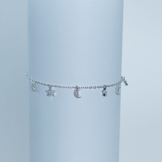 Silver Petite Charm Bracelet