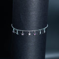 Silver Rainbow Star Bracelet