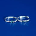 Silver Oval Hoop Earrings