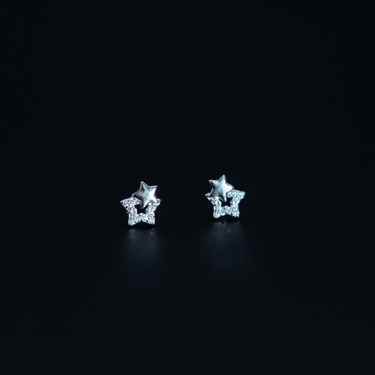 Silver Star Studs