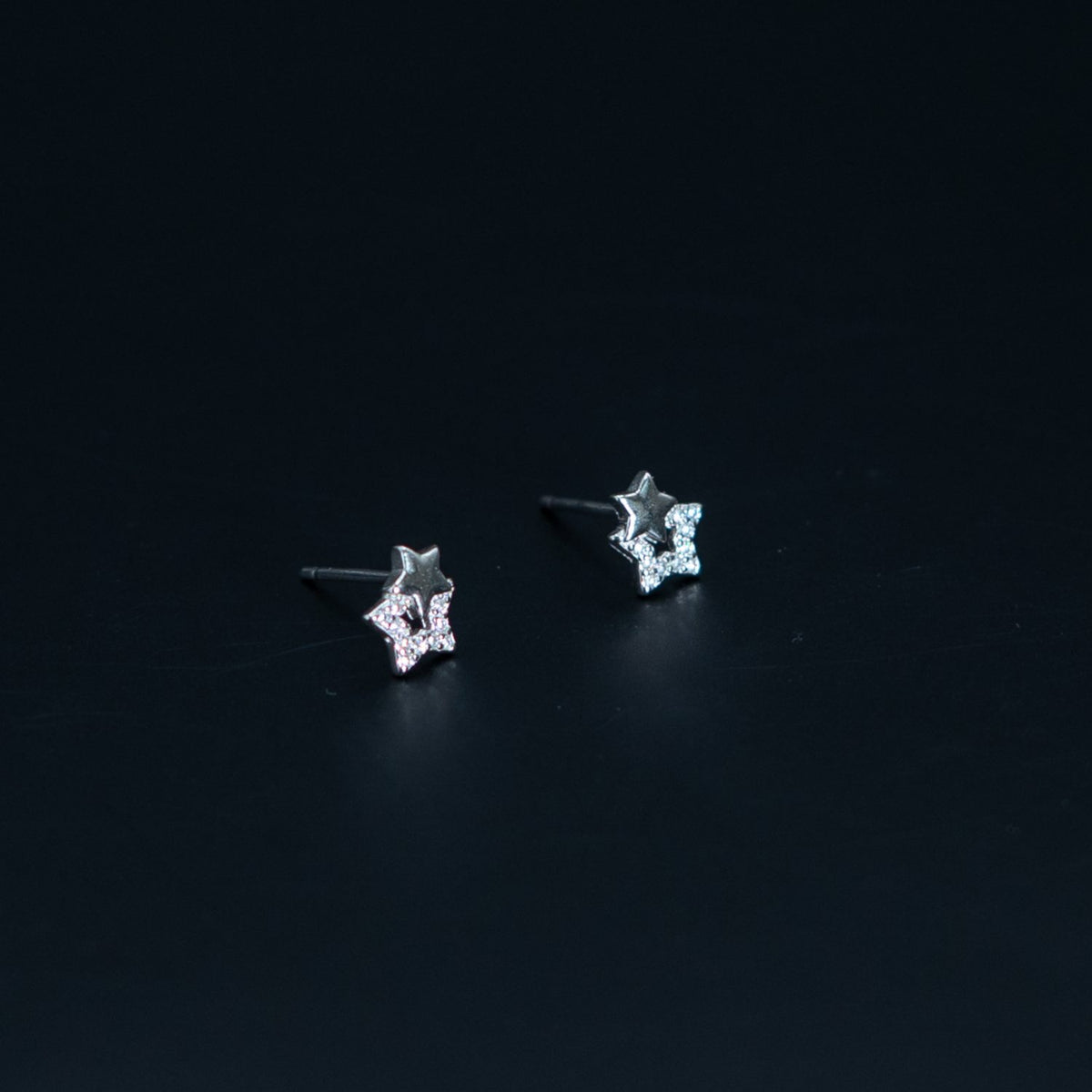Silver Star Studs