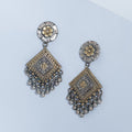 Silver Antique Chandelier Earrings