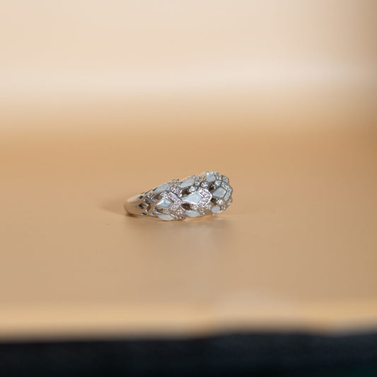 Silver Trilogy Sparkle Ring