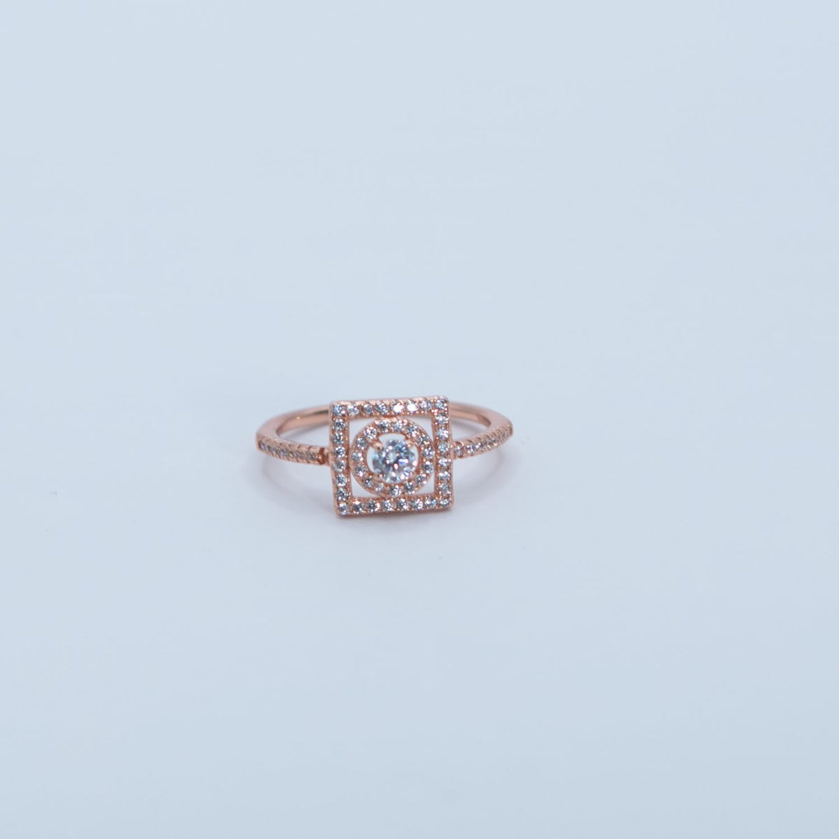 Rose Gold Heart Band Ring