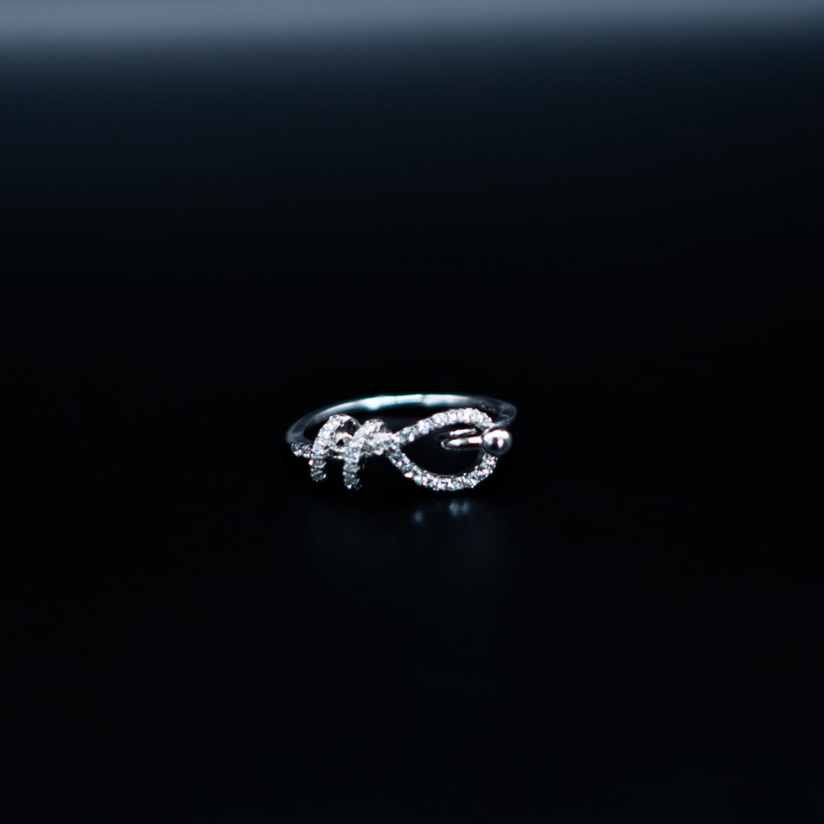 Silver Infinity Knot Ring