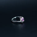 Silver Pink Princess Ring