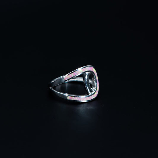 Silver Sculpted Dome Ring