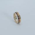 Two-Tone Spinner Band Ring