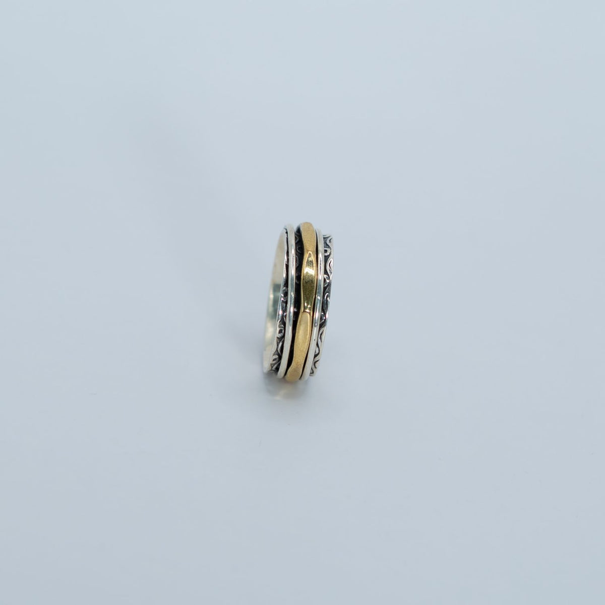 Two-Tone Spinner Ring