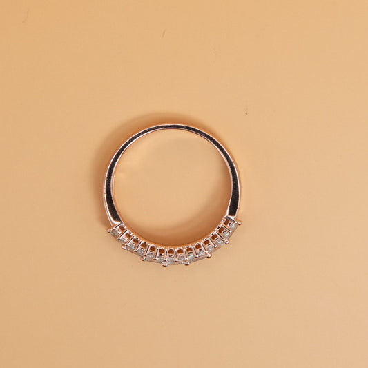 Rose Gold Tiara Band Ring