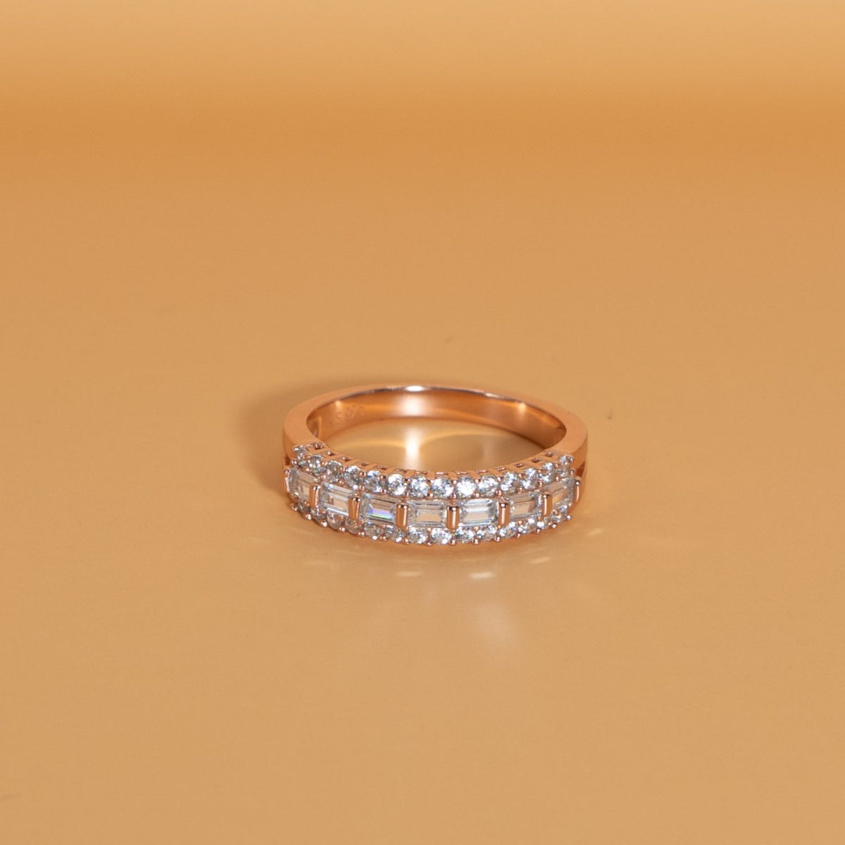 Rose Gold Tiara Band Ring