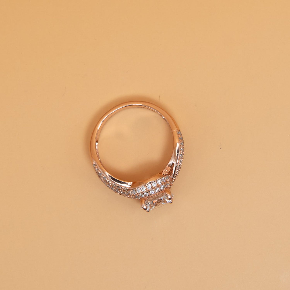 Rose Gold Twin Band Ring