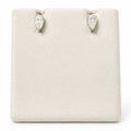 Pear Diamond Stud Earrings in 14K Gold