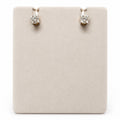 Cushion Diamond Stud Earrings in 14K Gold