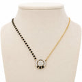 Diamond Halo Mangalsutra in 14K Gold