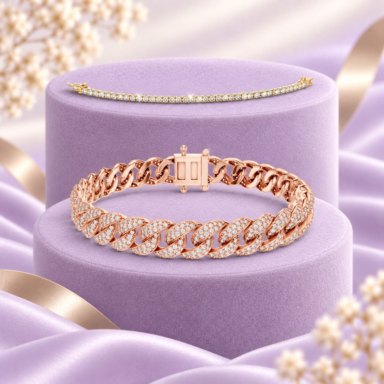 Lab Grown Diamond Bracelets