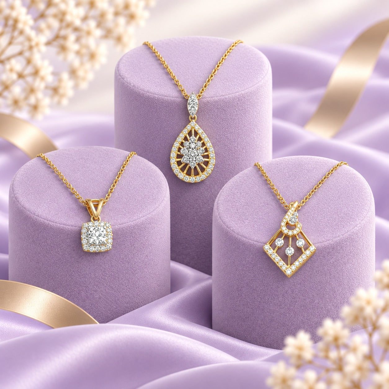 Lab Grown Diamond Necklaces & Pendants