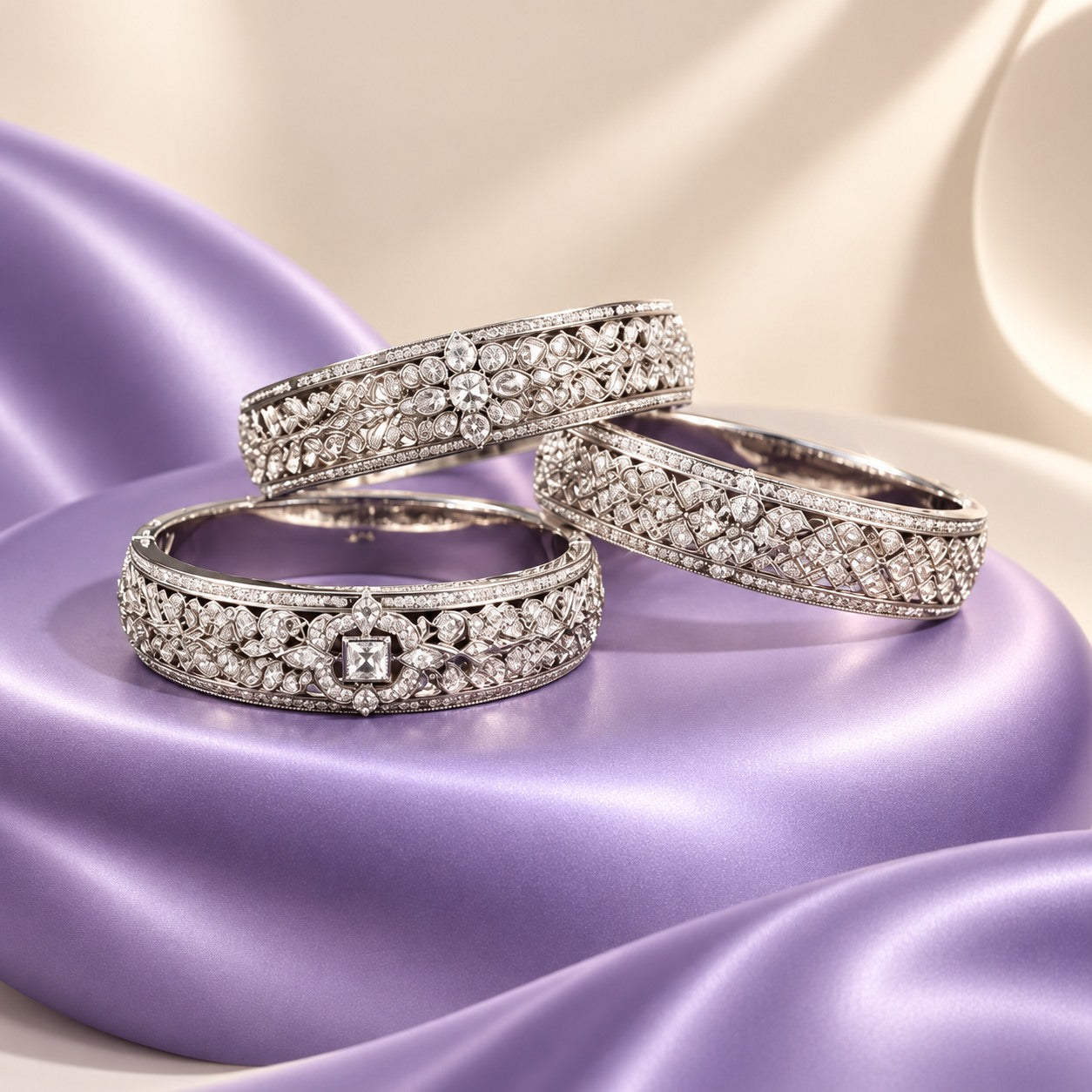 Silver Bangles