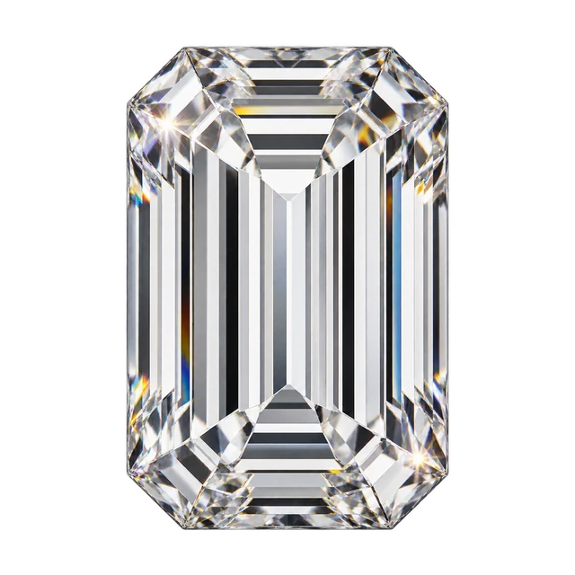 emerald cut loose diamond